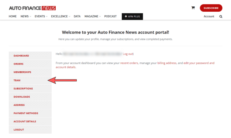 Enterpise Account Page Instructions - Screenshot