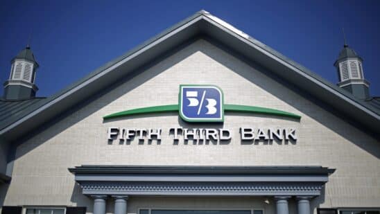Fifth Third logo at a bank location