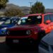 Used vehicles for sale at a dealership in Colma, California, US, on Tuesday, Feb. 21, 2023. A surprise jump in used-vehicle prices last month is adding to US car buyers' frustration and has the potential to dent hopes inflation is headed lower even as the Federal Reserve hikes interest rates. Photographer: David Paul Morris/Bloomberg