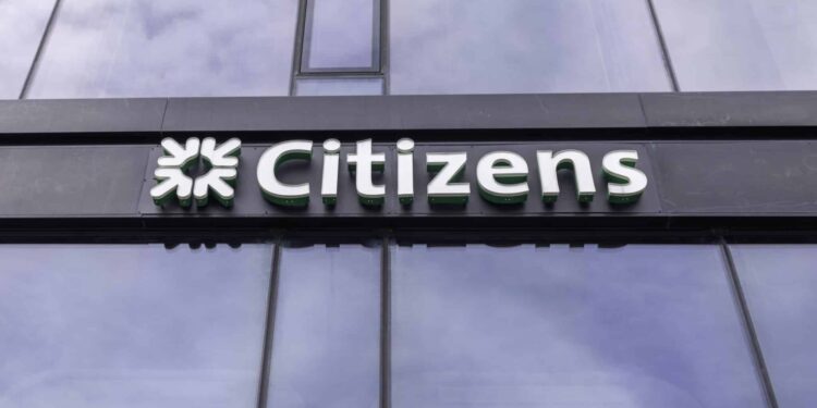 A Citizens bank branch in New York