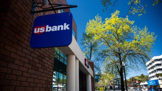 A US Bank branch in Walnut Creek, California, US, on Monday, April 10, 2023. US Bancorp is scheduled to release earnings figures on April 19. Photographer: David Paul Morris/Bloomberg