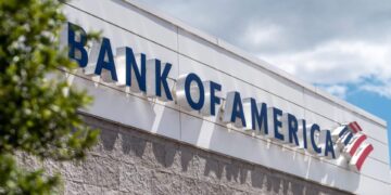 A Bank of America branch
