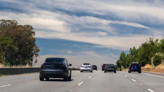 Traffic on Highway 280 in Palo Alto, California, US, on Thursday, June 9, 2022. Photographer: David Paul Morris/Bloomberg