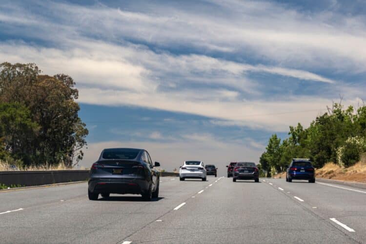 Traffic on Highway 280 in Palo Alto, California, US, on Thursday, June 9, 2022. Photographer: David Paul Morris/Bloomberg