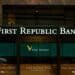 Front sign on a First Republic Bank branch entrance.