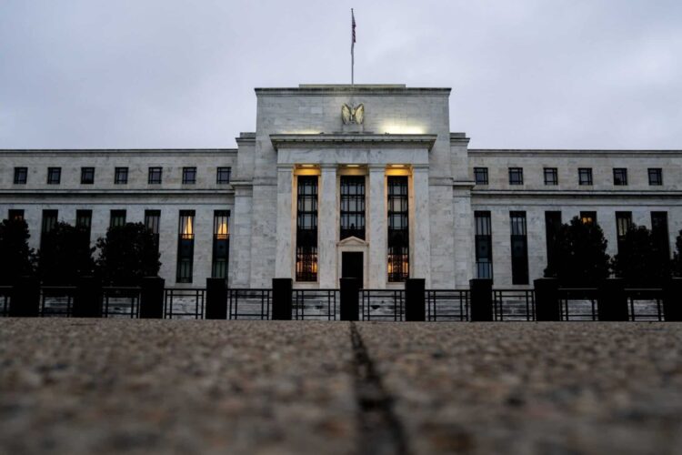The Marriner S. Eccles Federal Reserve building in Washington, D.C., U.S., on Saturday, June 26, 2021. The Federal Reserve might consider an interest-rate hike from near zero as soon as late 2022 as the labor market reaches full employment and inflation is at the central bank's goal.