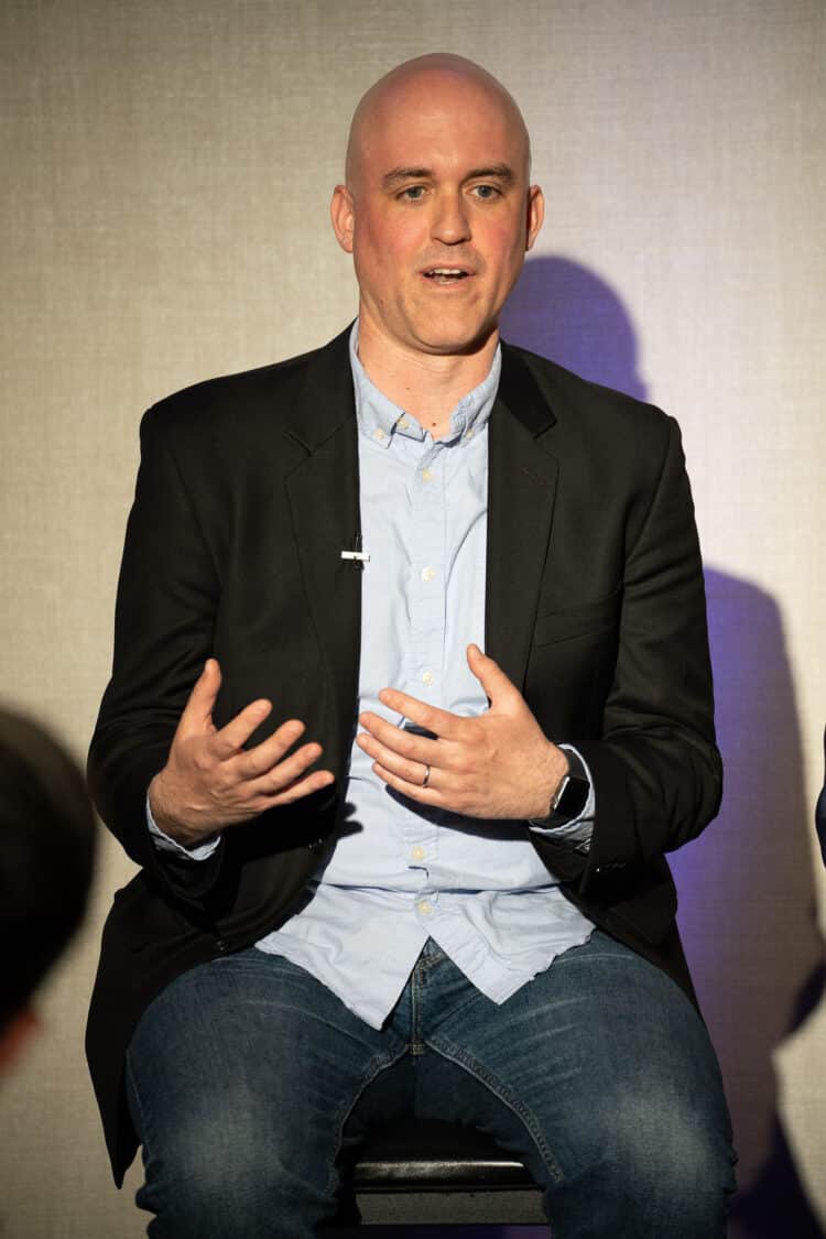 Peter Glenn speaks during a session at Auto Finance Summit East