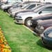 Row of cars parked next to each other