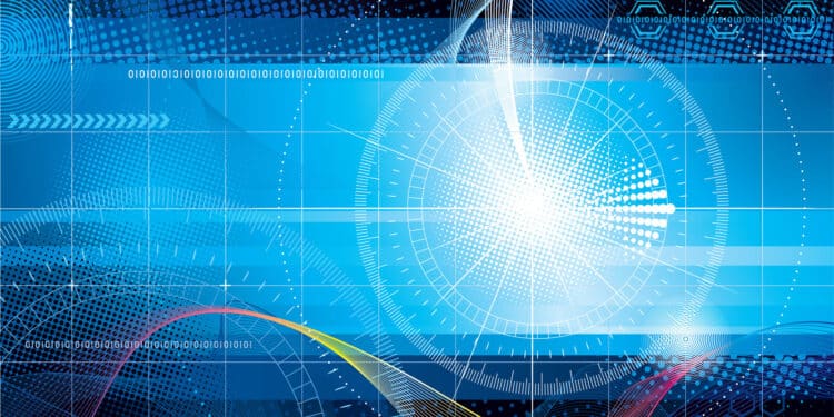Vector composition abstract background of technology.