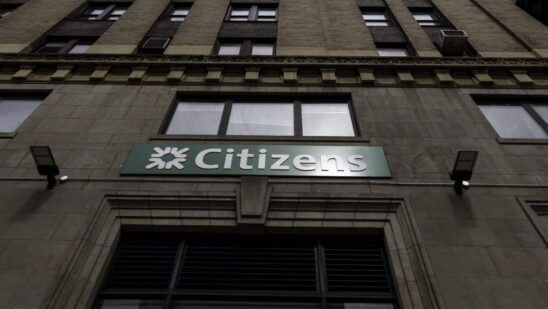 A Citizens bank branch in New York