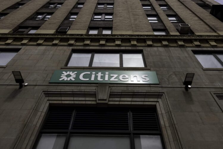 A Citizens bank branch in New York
