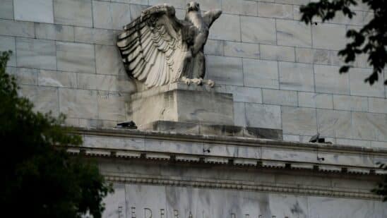Outside of the Federal Reserve building