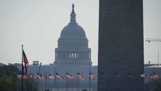 The US Capitol in Washington, DC, US, on Monday, June 5, 2023. The president's signature on legislation suspending the federal debt ceiling which cleared the House and Senate by wide margins last week has given the Treasury Department the green light to resume net new debt issuance after months of disruption.