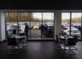 Used cars for sale at Big Motoring World's showroom near Chatham, UK, on Friday, Feb. 3, 2023.