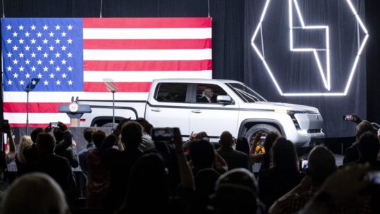 The Lordstown Motors Endurance electric pickup truck in 2020.