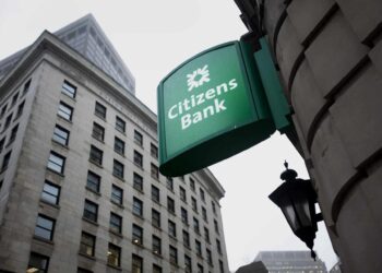 A Citizens Financial Group Inc. bank branch stands in Boston, Massachusetts, U.S.