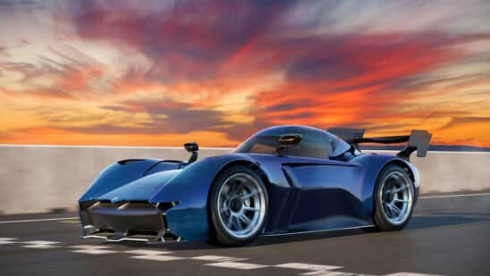 McMurty introduces electric fan car