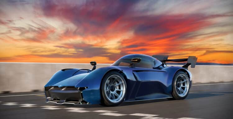McMurty introduces electric fan car
