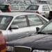 used cars on parking lot