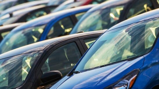 Cars parked next to each other