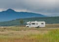 Camping at echo canyon reservoir, colorado.
