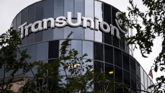 An image of a TransUnion office building