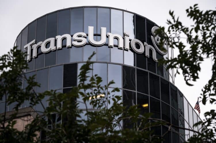 An image of a TransUnion office building