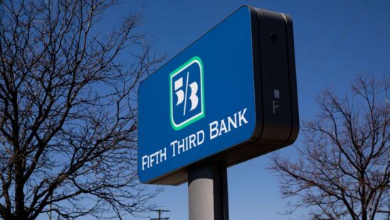 A Fifth Third Bank branch in Royal Oak, Michigan, US, on Thursday, April 13, 2023. Fifth Third Bancorp is scheduled to release earnings figures on April 20.