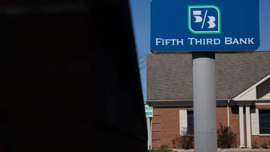 A Fifth Third Bank branch in Royal Oak, Michigan, US, on Thursday, April 13, 2023. Fifth Third Bancorp is scheduled to release earnings figures on April 20.