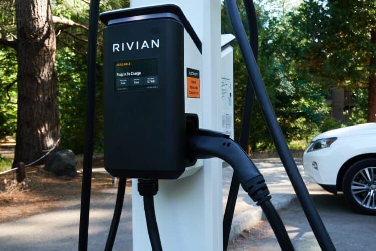 Rivian charging station
