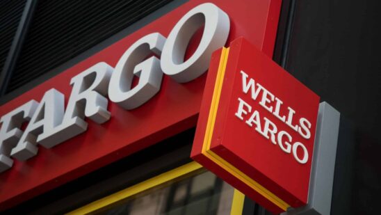 A Wells Fargo bank branch in New York, US, on Thursday, July 6, 2023. Wells Fargo & Co. is scheduled to release earnings figures on July 14.