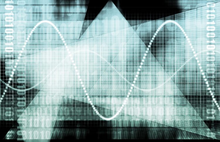 A finance spreadsheet tech graph art background