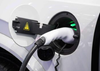 Electric vehicle charging station for home with ev car