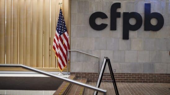 The Consumer Financial Protection Bureau headquarters in Washington, D.C., U.S., on Wednesday, Dec. 23, 2020. The Trump administration has done its best to cut the CFPB giving large banks a reprieve from aggressive enforcement and new rules. With Joe Biden ascending to the White House, Wall Street is worried it will be quickly resurrected.