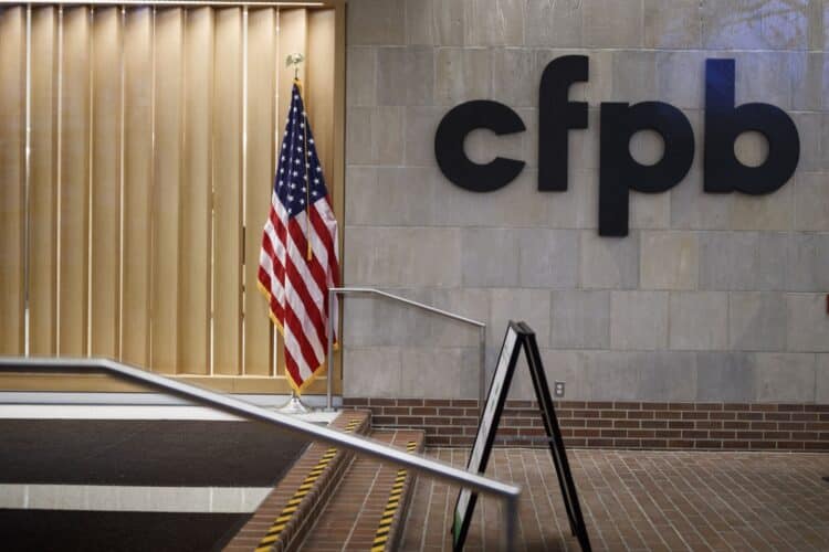 The Consumer Financial Protection Bureau headquarters in Washington, D.C., U.S., on Wednesday, Dec. 23, 2020. The Trump administration has done its best to cut the CFPB giving large banks a reprieve from aggressive enforcement and new rules. With Joe Biden ascending to the White House, Wall Street is worried it will be quickly resurrected.