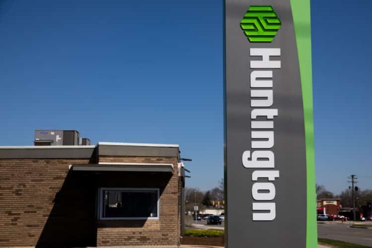 A Huntington Bank branch