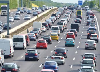 Cars on the highway