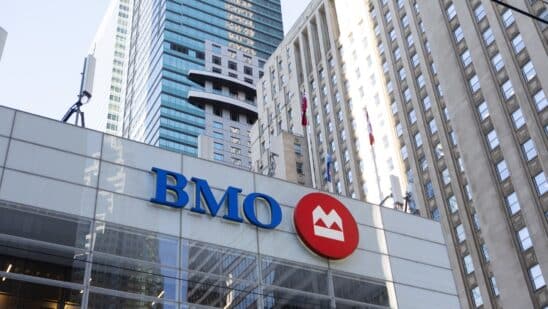 The Bank of Montreal (BMO) headquarters in Toronto, Ontario, Canada