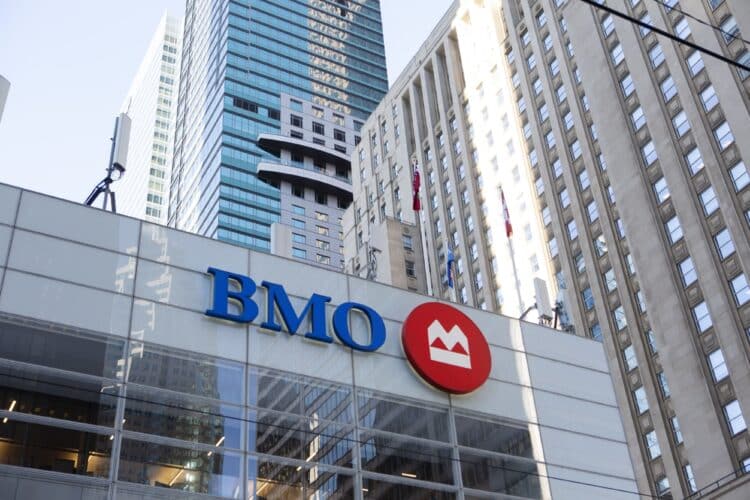 The Bank of Montreal (BMO) headquarters in Toronto, Ontario, Canada