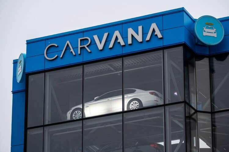 A Carvana vending machine in Daly City, California