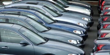 Cars on a lot ready for sale