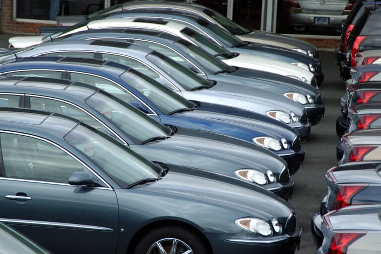 Cars on a lot ready for sale