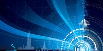 Technology abstract art