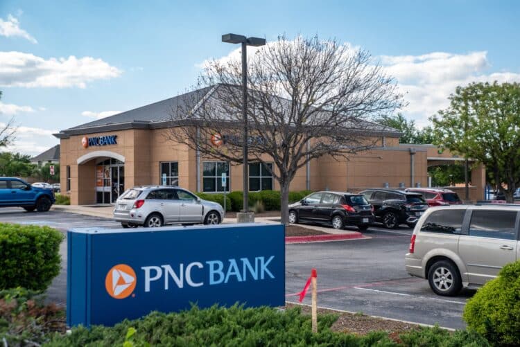 A PNC Bank branch in Round Rock, Texas