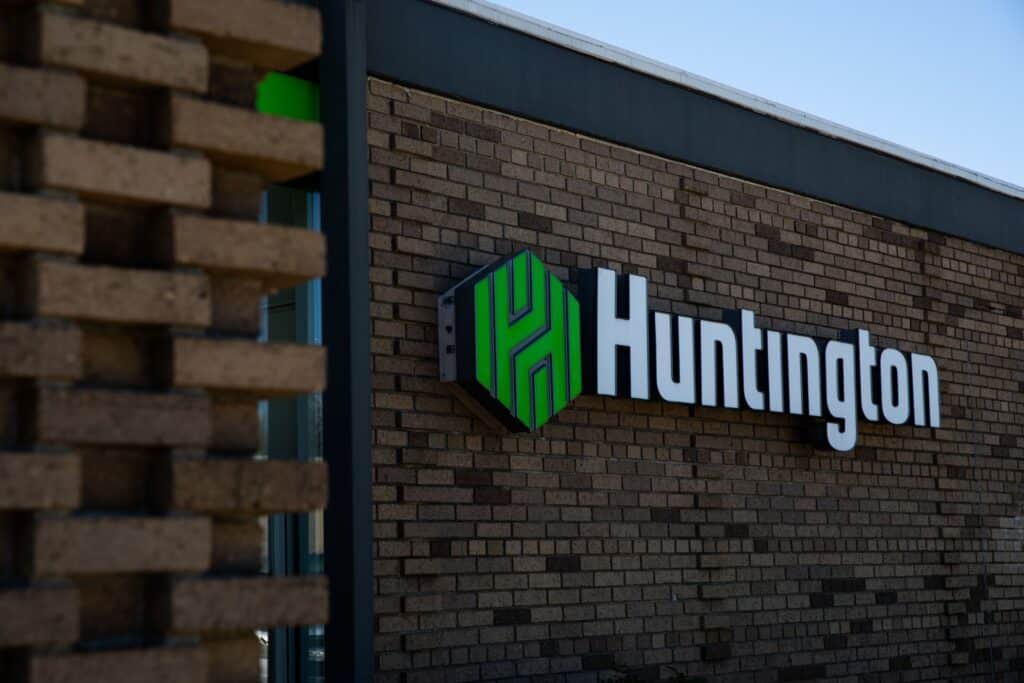 A Huntington Bank branch in Troy, Michigan, US