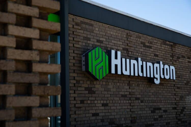 A Huntington Bank branch in Troy, Michigan, US