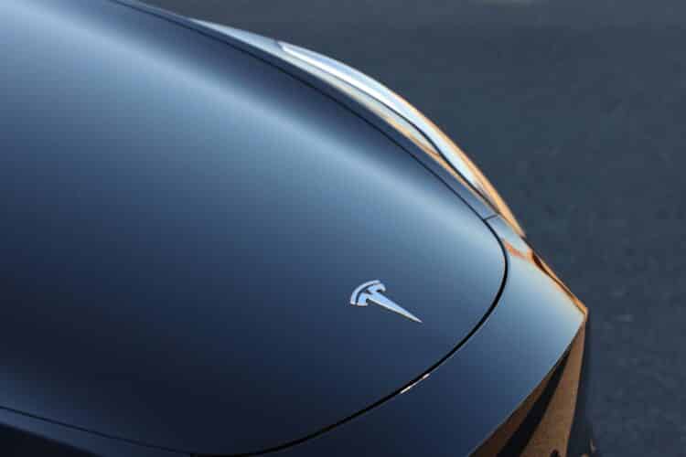 A Tesla Inc. vehicle that just rolled off the production line departs the automaker's Gigafactory on its opening day in Gruenheide, Germany, on Tuesday, March 22, 2022. The leading electric-vehicle maker officially opens its assembly plant outside Berlin today, Tesla's first carmaking plant in Europe.