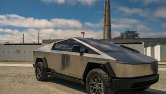 The Tesla Cybertruck.