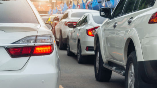 cars bumper to bumper