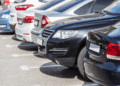 Cars in a parking lot